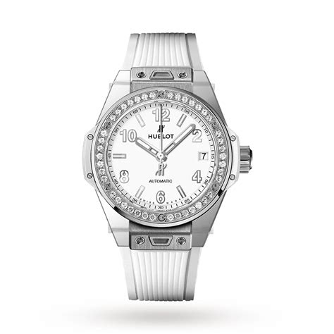 hublot white ladies watch